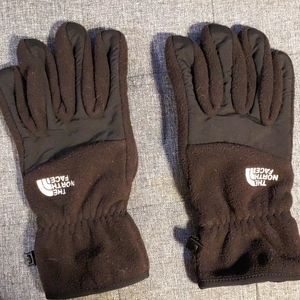 The North Face black gloves